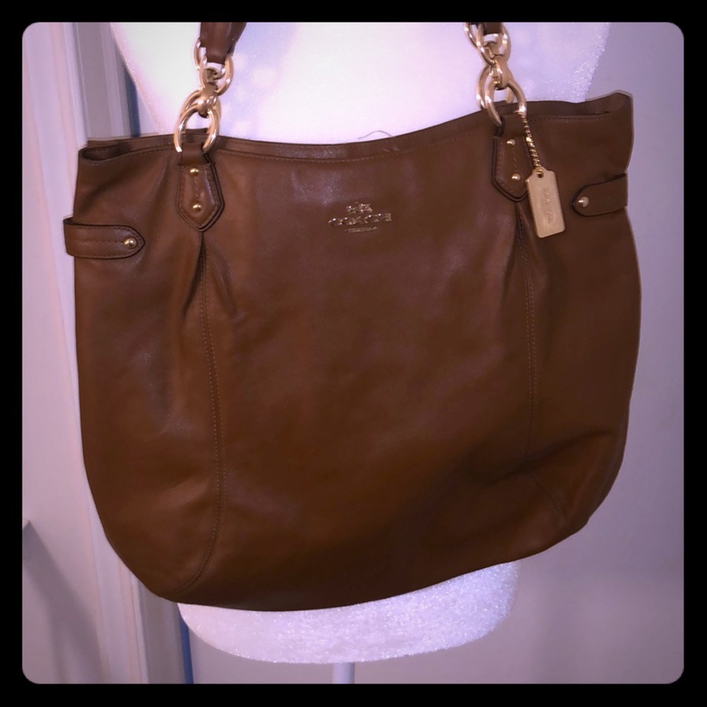 Huge brown tote